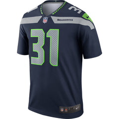 eattle Seahawks Kam Chancellor College Navy Jersey 2018 - 2019