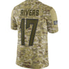 Image of Los Angeles Chargers Philip Rivers Camo Jersey 2018 - 2019