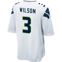 Seattle Seahawks Russell Wilson White Jersey 2018 - 2019