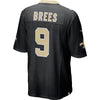 Image of New Orleans Saints Drew Brees Black Jersey 2018 - 2019