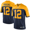 Image of Green Bay Packers Aaron Rodgers Navy Jersey 2018 - 2019