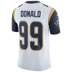 Los Angeles Rams Aaron Donald White Jersey 2018 - 2019