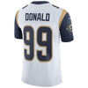 Image of Los Angeles Rams Aaron Donald White Jersey 2018 - 2019