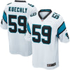 Image of Carolina Panthers Luke Kuechly White Jersey 2018 - 2019