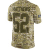 Image of Green Bay Packers Clay Matthews Camo Jersey 2018 - 2019