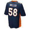 Image of Denver Broncos Von Miller Navy Blue Jersey 2018 - 2019