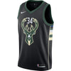 Image of Giannis Antetokounmpo Milwaukee Bucks Black Swingman Jersey 2018 - 2019