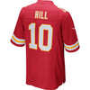 Image of Kansas City Chiefs Tyreek Hill Red Jersey 2018 - 2019