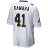 Image of New Orleans Saints Alvin Kamara  White Jersey 2018 - 2019