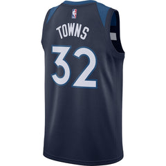 Karl-Anthony Towns Minnesota Timberwolves  Navy Swingman Jersey 2018 - 2019