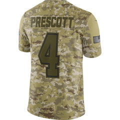 Dallas Cowboys Dak Prescott Camo Jersey 2018 - 2019