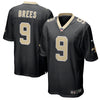 Image of New Orleans Saints Drew Brees Black Jersey 2018 - 2019