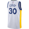 Image of Stephen Curry Golden State Warriors White Jersey 2018 - 2019