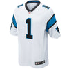 Image of Carolina Panthers Cam Newton White White Jersey 2018 - 2019