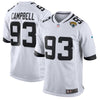 Image of Jacksonville Jaguars Calais Campbell White Jersey 2018 - 2019
