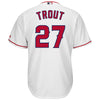 Image of Mike Trout Los Angeles Angels Majestic Cool Base Player Jersey - White
