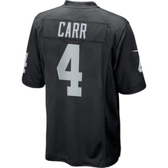 Oakland Raiders Derek Carr Black Jersey 2018 - 2019