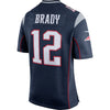 Image of TOM BRADY NEW ENGLAND PATRIOTS 2018 - 2019 NAVY BLUE JERSEY