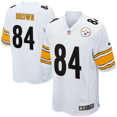 Pittsburgh Steelers Antonio Brown White Jersey 2018 - 2019