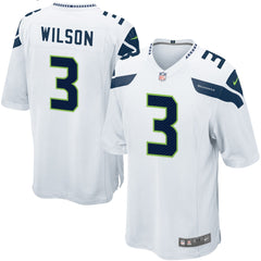 Seattle Seahawks Russell Wilson White Jersey 2018 - 2019