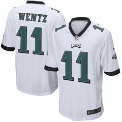 Philadelphia Eagles Carson Wentz White Jersey 2018 - 2019