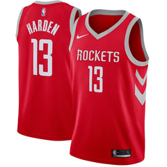 James Harden Houston Rockets Red Swingman Jersey 2018 - 2019