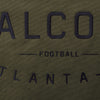 Image of Women's Atlanta Falcons Olive Pullover Hoodie 2018 - 2019