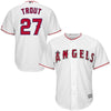 Image of Mike Trout Los Angeles Angels Majestic Cool Base Player Jersey - White