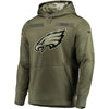 Image of Men's Philadelphia Eagles Olive Pullover Hoodie 2018 - 2019