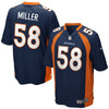 Image of Denver Broncos Von Miller Navy Blue Jersey 2018 - 2019