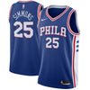 Image of Ben Simmons Philadelphia 76ers Blue Swingman Jersey 2018 - 2019