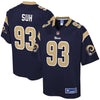 Image of Los Angeles Rams Ndamukong Suh Black Jersey 2018 - 2019