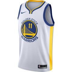 Klay Thompson Golden State Warriors White Swingman Jersey 2018 - 2019