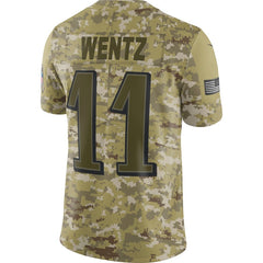Philadelphia Eagles Carson Wentz Camo Jersey 2018 - 2019