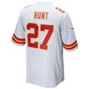 Image of Kansas City Chiefs Kareem Hunt White Jersey 2018 - 2019