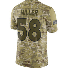 Denver Broncos Von Miller Camo Jersey 2018 - 2019