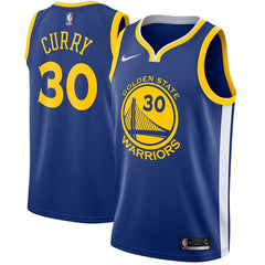 Stephen Curry Golden State Warriors Blue Jersey 2018 - 2019