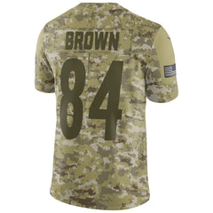 Men's Pittsburgh Steelers Antonio Brown Camo Jersey 2018 - 2019