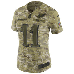 Women's Philadelphia Eagles Carson Wentz Camo Jersey 2018 - 2019