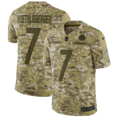 Pittsburgh Steelers Ben Roethlisberger Camo Jersey 2018 - 2019