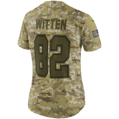 Women's Dallas Cowboys Jason Witten Camo Jersey 2018 - 2019