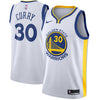 Image of Stephen Curry Golden State Warriors White Jersey 2018 - 2019