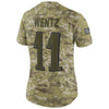 Image of Women's Philadelphia Eagles Carson Wentz Camo Jersey 2018 - 2019