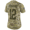 Image of Women's Green Bay Packers Aaron Rodgers Camo Jersey 2018 - 2019