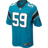 Image of Carolina Panthers Luke Kuechly Blue Jersey 2018 - 2019