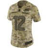Image of Women's Seattle Seahawks Fan 12s Camo Jersey 2018 - 2019